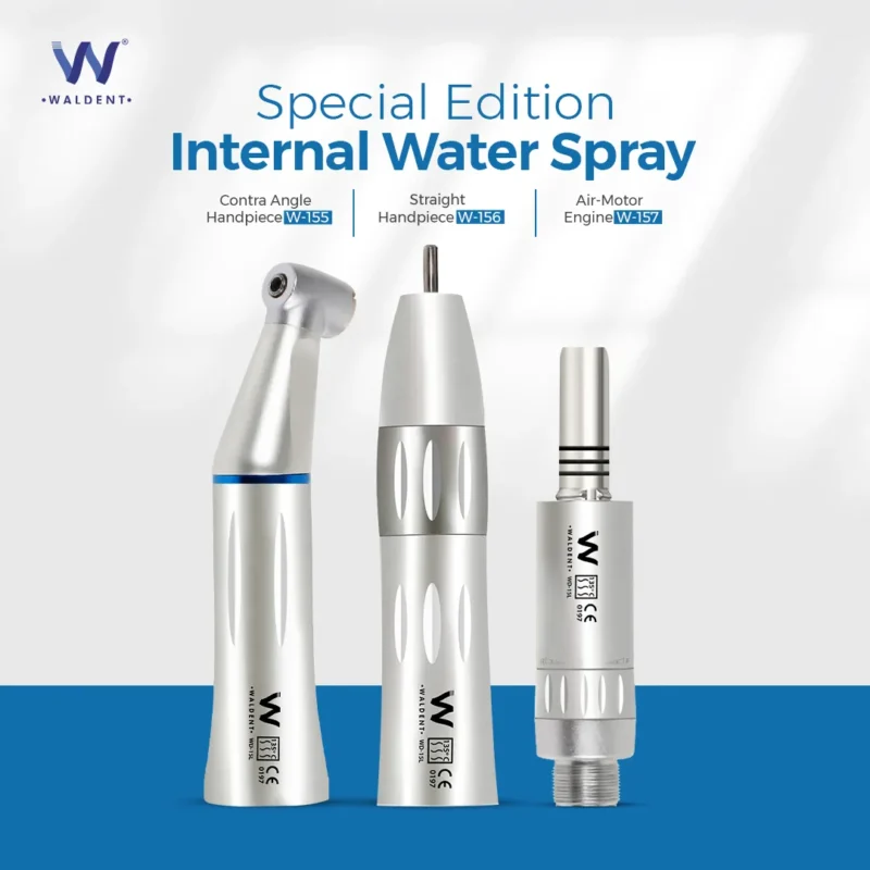 Waldent Internal Water Spray Contra Angle Handpiece (W-155) - Image 2